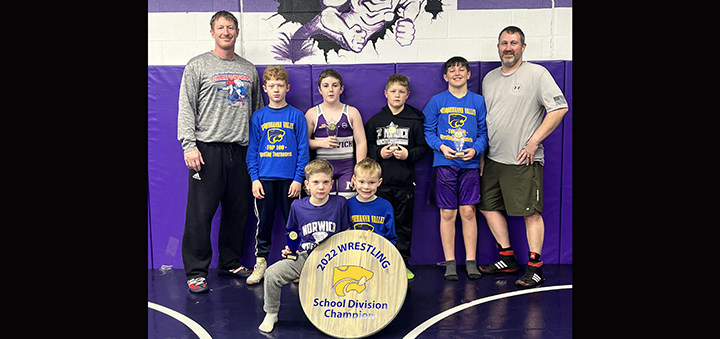 Norwich Pee Wee Wrestlers compete in Sus Valley Tournament